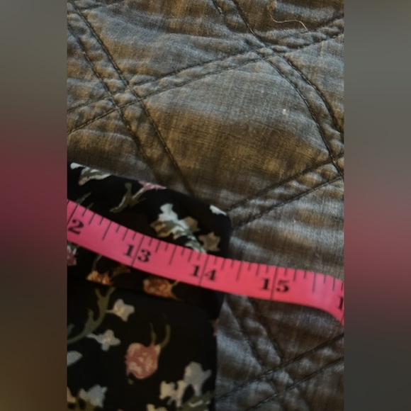 Black and Pink Asymmetrical Wrap Midi Skirt - Picture 10 of 12